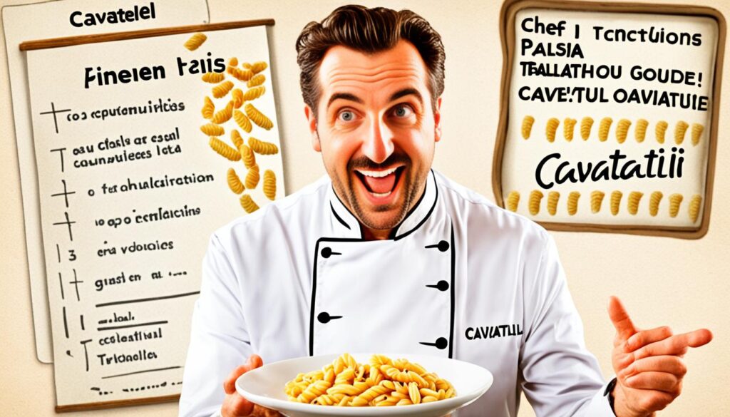 Italian phonetics and pronunciation guides for cavatelli