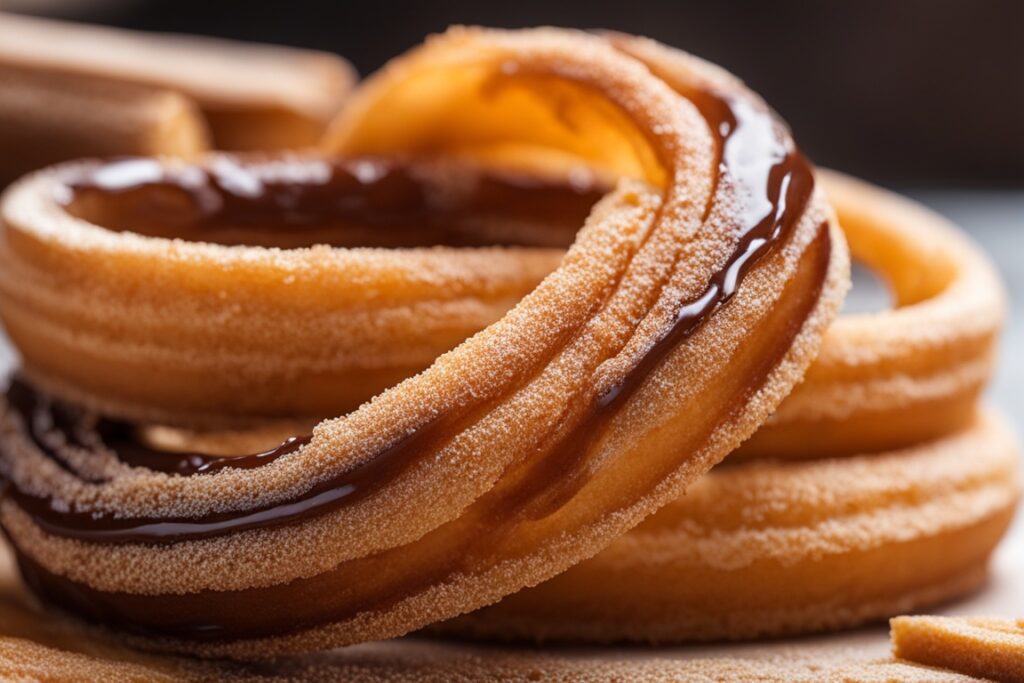 What is churro filling made of?