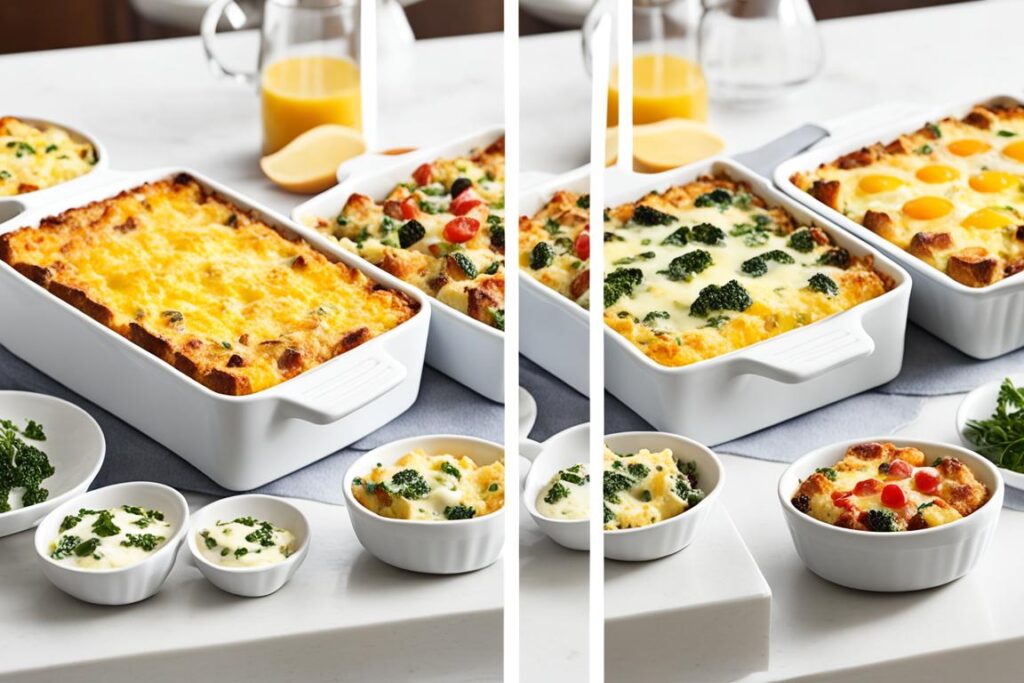 What's the difference between a breakfast casserole and a strata?