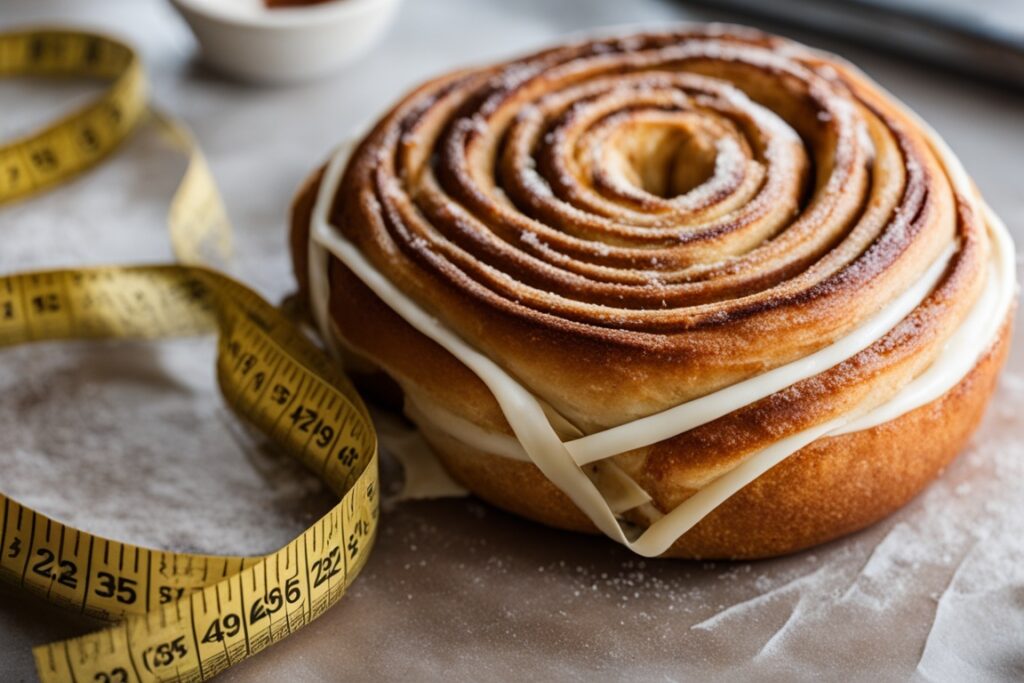 carb content in sourdough cinnamon rolls