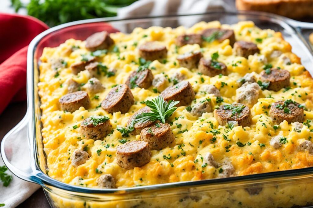 prep ahead breakfast casserole