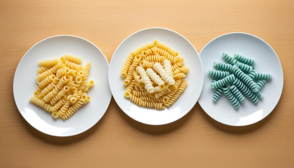 shapes of pasta