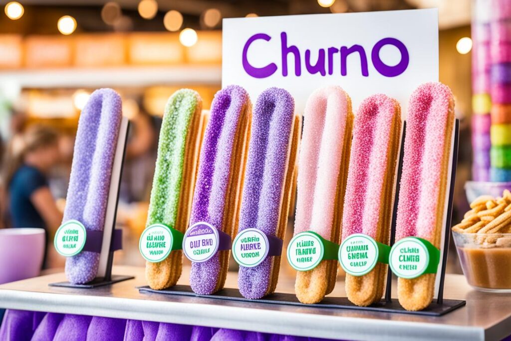 unique churro flavors