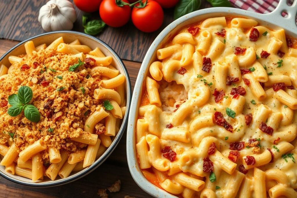 Baked pasta alternatives featuring rigatoni and macaroni recipes