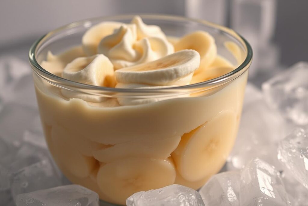 Chilling banana pudding for optimal texture