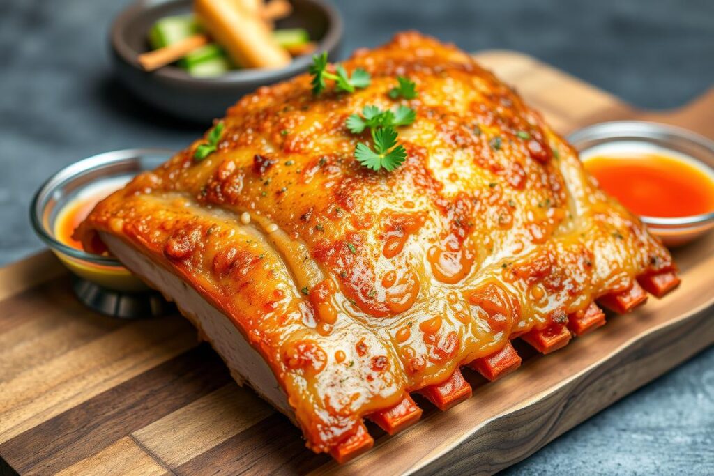 Crispy pork belly