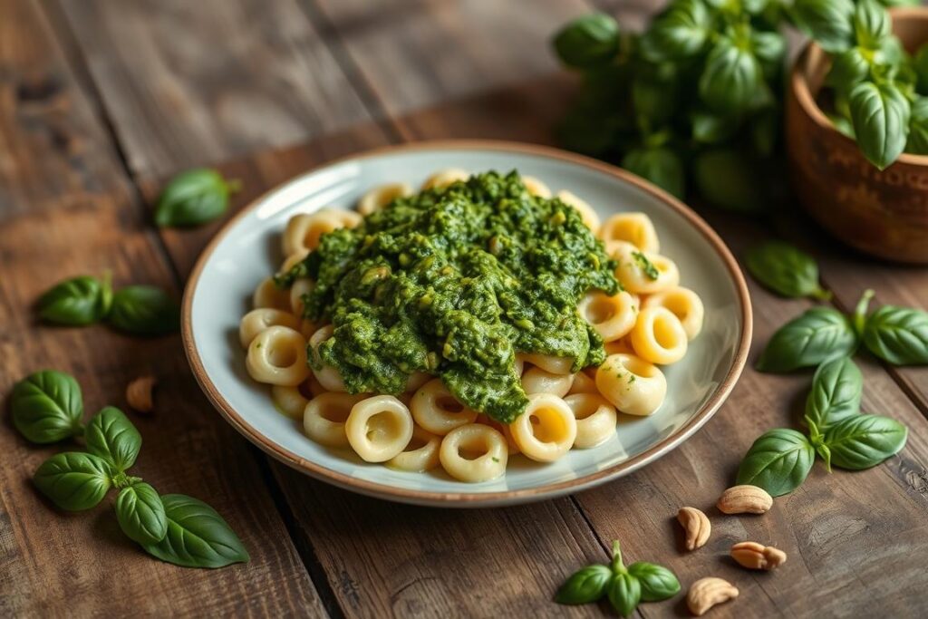 How do you pronounce orecchiette pesto?