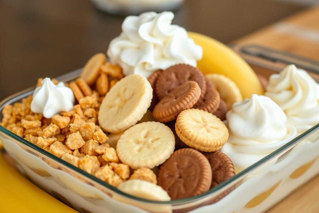 What can you use in banana pudding instead of wafers?