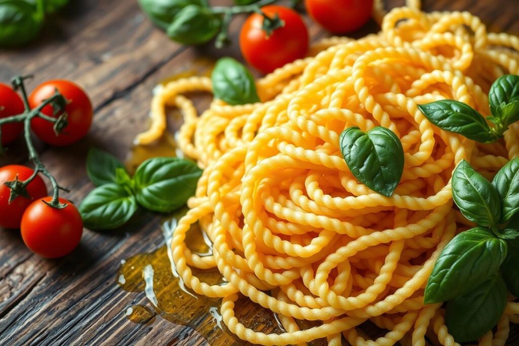 What is the fancy name for spiral pasta?