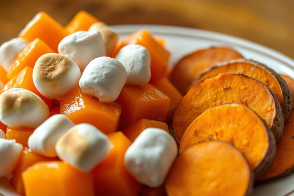 What's the difference between candied yams and sweet potatoes?