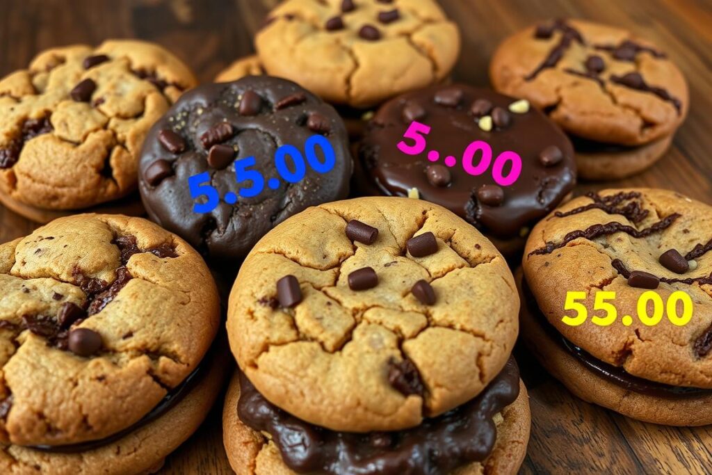 calorie counting in decadent cookies