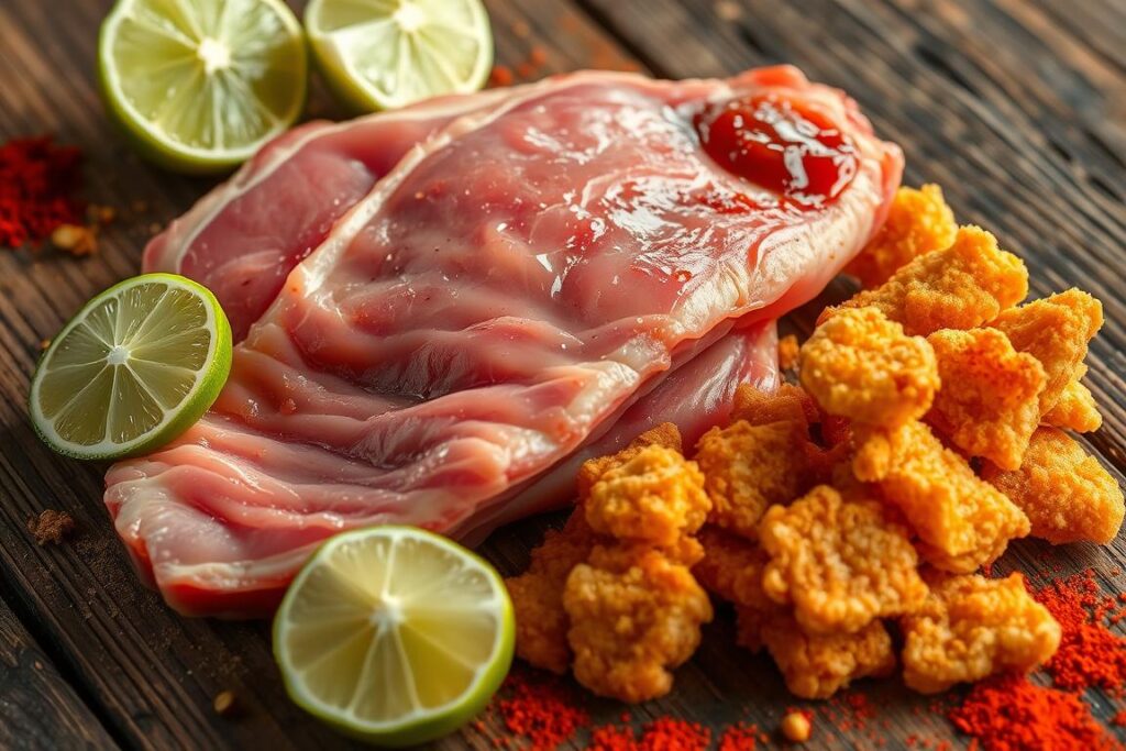 ingredients of chicharrón