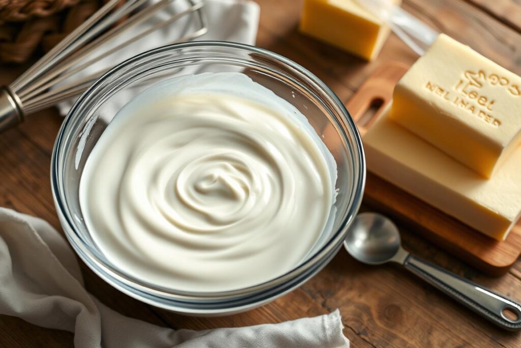 substituting heavy whipping cream for butter